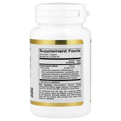 California Gold Nutrition Probiotics 25 Billion Cfu per Serving 10 Strains Supports Digestive & Immune Health Veggie Capsules