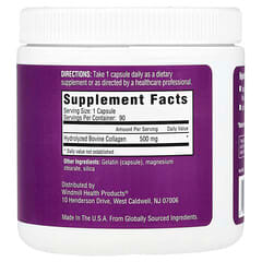 Rejuvicare Super Collagen 500 Mg Skin, Hair and Nail Support Joint Support 90 Capsules