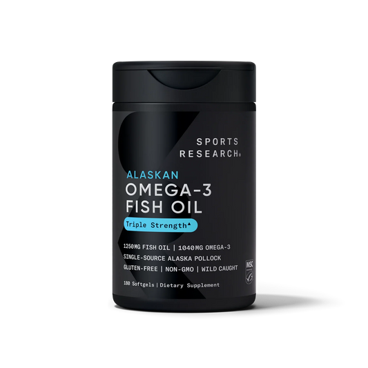 Sports Research Alaskan Omega-3 Fish Oil Triple Strength Softgels