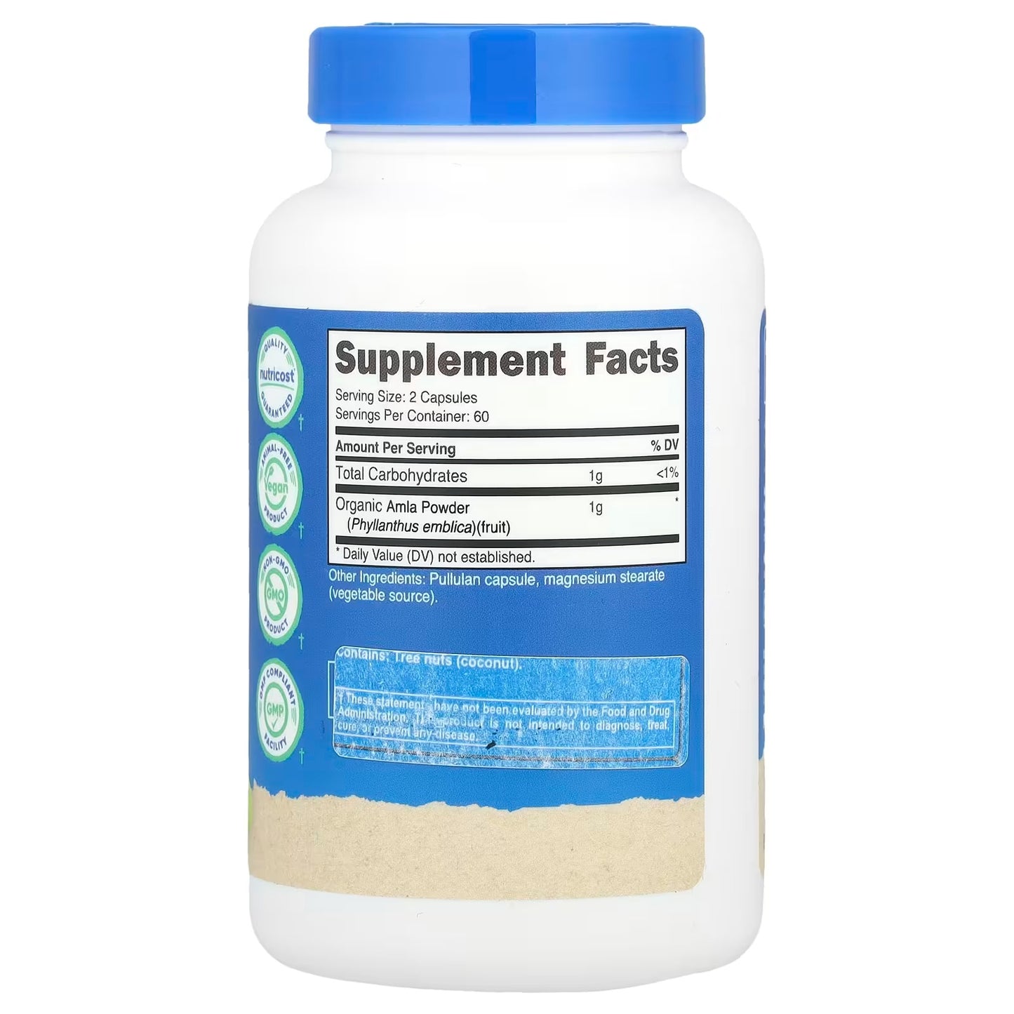 Nutricost Amla 1000mg – 120 Vegetarian Capsules, Gluten-Free Indian Gooseberry Supplement