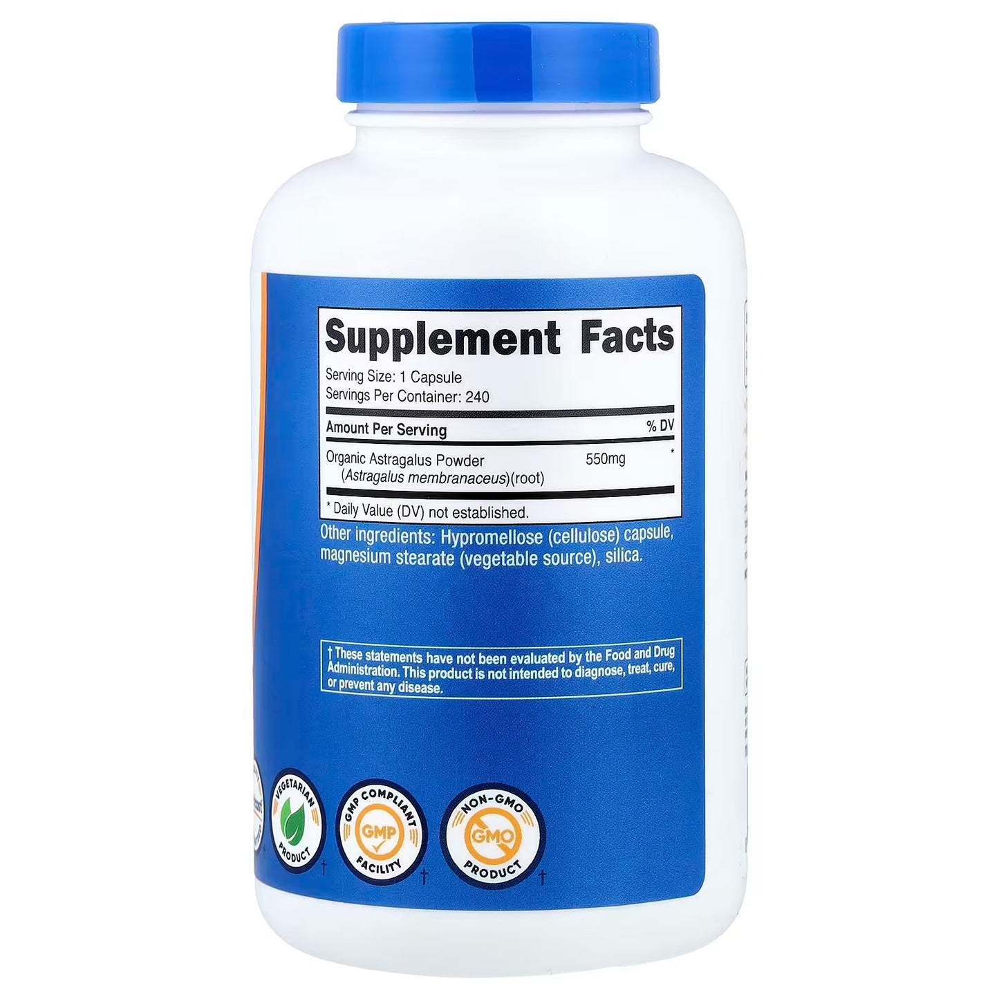 Nutricost Astragalus 550mg – 240 Vegetarian Capsules, Gluten-Free & GMO-Free Herbal Supplement