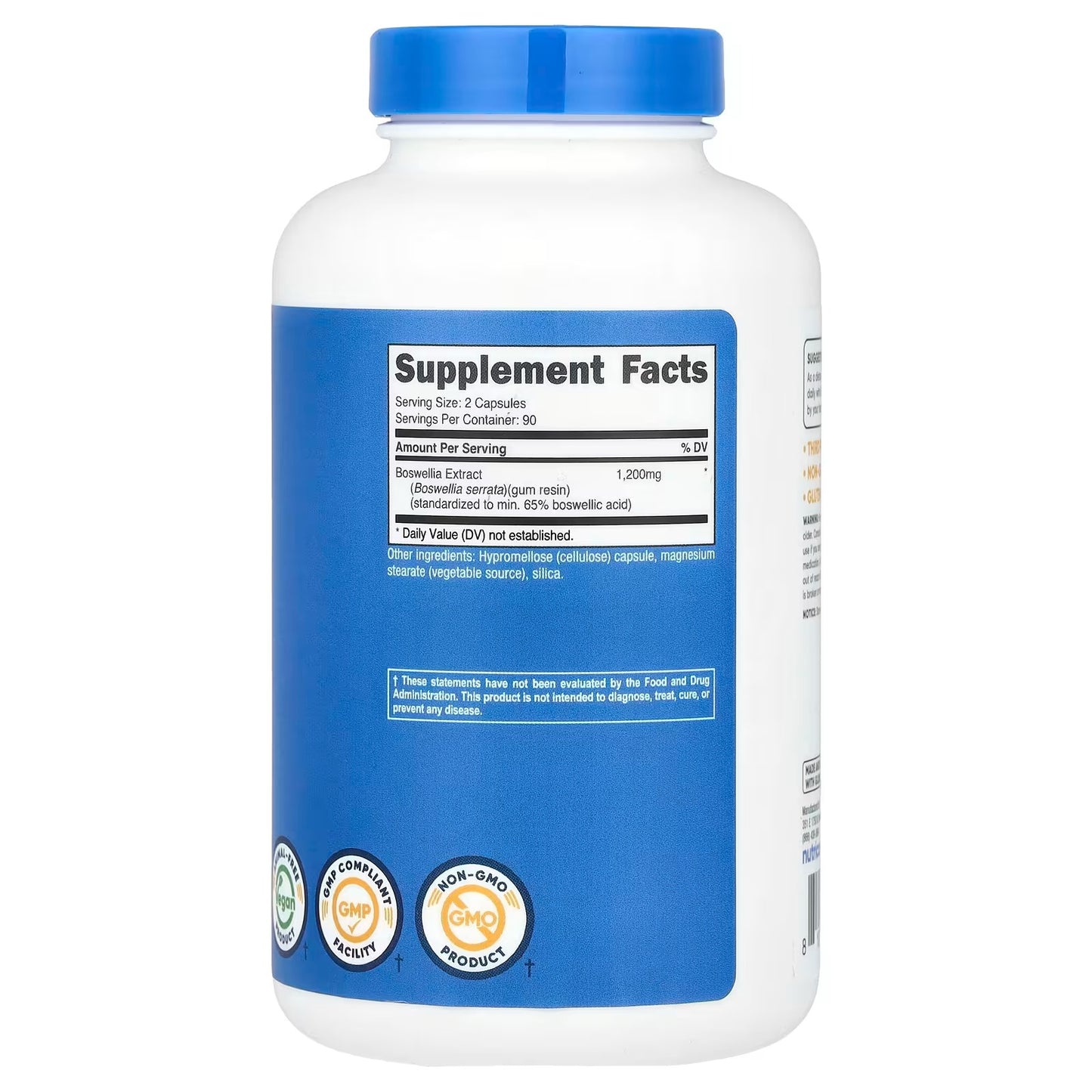 Nutricost Boswellia Extract – 180 Vegan Capsules, 90 Servings, Gluten-Free & GMO-Free