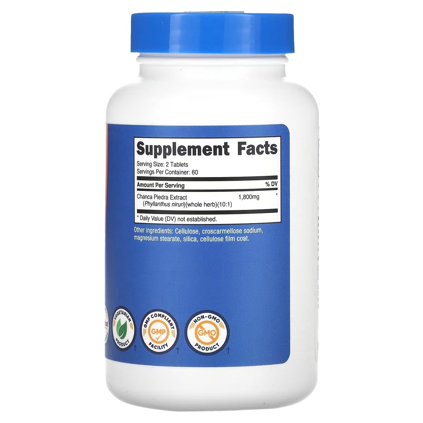 Nutricost Chanca Piedra Extract 1800mg – 120 Tablets, 60 Servings, GMO-Free Stone Breaker Herbal Supplement