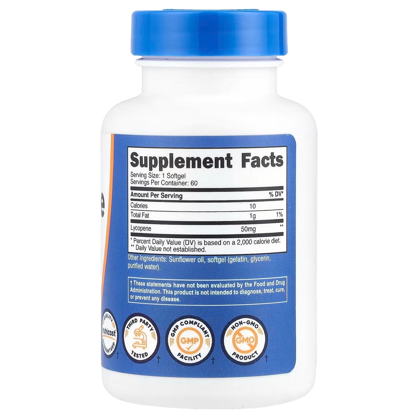 Nutricost Lycopene 50mg – 60 Softgels, Antioxidant Carotenoid Supplement
