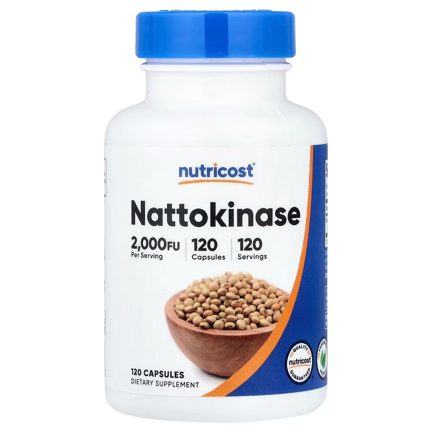 Nutricost Nattokinase 2,000 FU – 120 Capsules | Gluten-Free, GMO-Free & Vegetarian