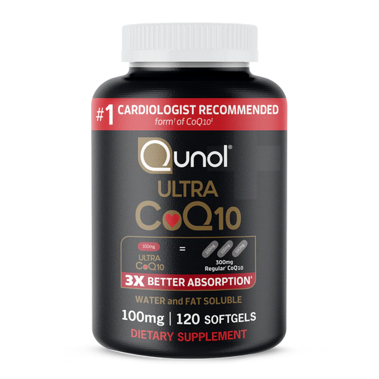 Qunol Ultra CoQ10, 100mg Water and Fat Soluble Softgels