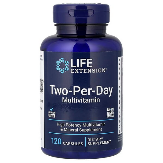 Life Extension Two-Per-Day Multivitamin High Potency Multivitamın & Mineral Supplement Capsules