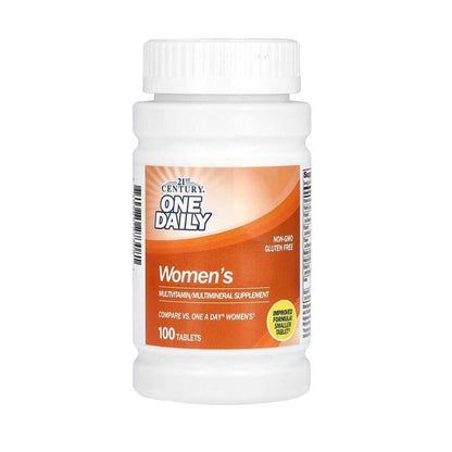 21st Century One Daily women's Health Multivitamin/multimineral Supplement 100 Tablets