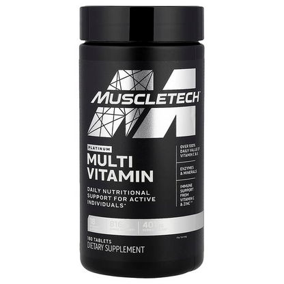 Muscle Tech Platinum Multivitamin Daily Nutritional Support for Active Individuals Tablets