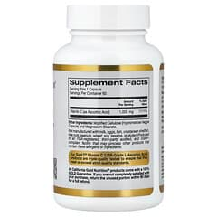 California Gold Nutrition Gold C Usp Grade Vitamin C 1,000 Mg 60 Veggie Capsules