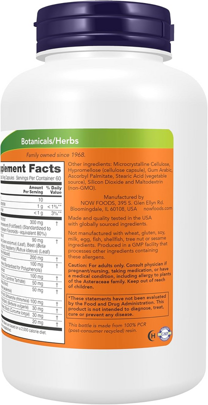 Now Foods Liver Refresh with Milk Thistle Extract and Unique Herb-Enzyme Blend, 180 Veg Capsules
