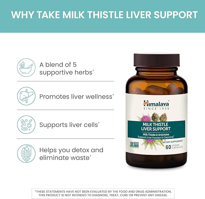 Himalaya Milk Thistle Liver Support 60 Capsules