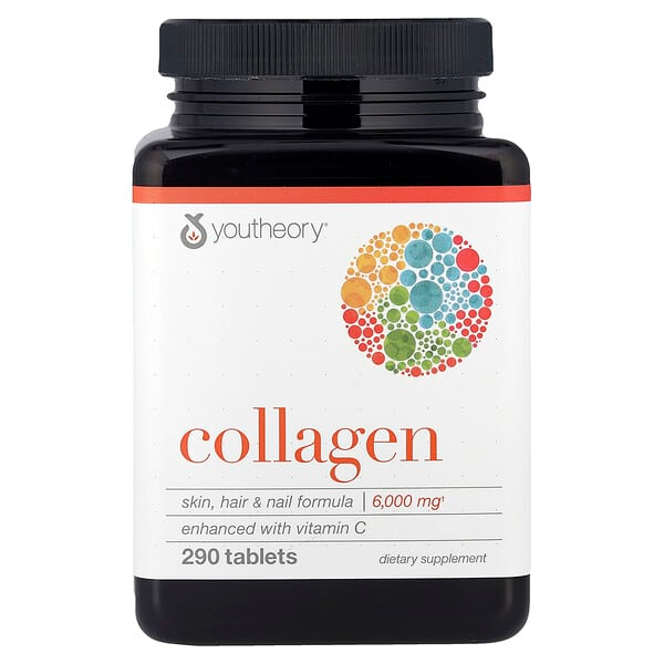 Youtheory Collagen Skin, Hair and Nail Support Healthy Ageing Antioxidant Support Tablets
