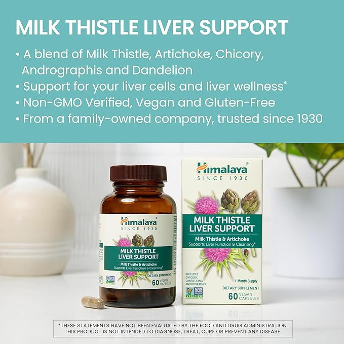Himalaya Milk Thistle Liver Support 60 Capsules