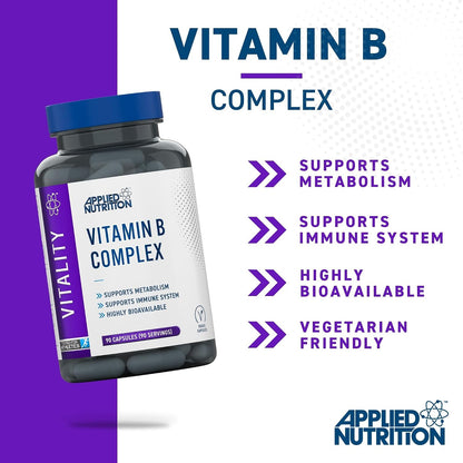 Applied Nutrition Vitamin B Complex Multivitamin 90 Capsules