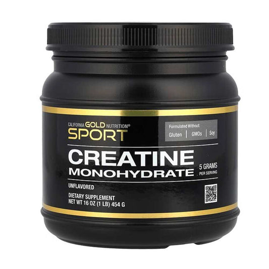 California Gold Nutrition Sport Pure Creatine Monohydrate Unflavored Powder 454g