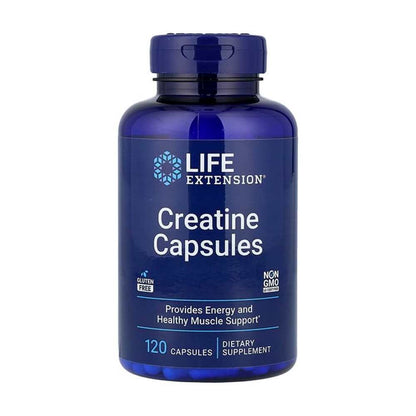 Life Extension Creatine Provides Energy and Healthy Muscle Support 120 Capsules