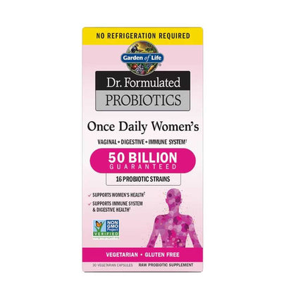 Garden of Life Dr. Formulated Probiotics Once Daily Women's 50 Billion 30 Vegetarian Capsules