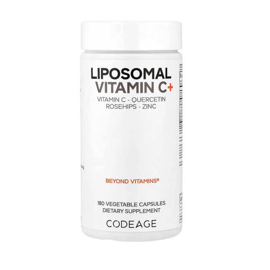 Codeage Liposomal Vitamin C+ Antioxidant Support Immune Support Collagen Formation Support 180 Vegetable Capsules