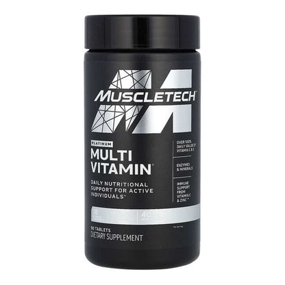 Muscle Tech Platinum Multivitamin Daily Nutritional Support for Active Individuals Tablets