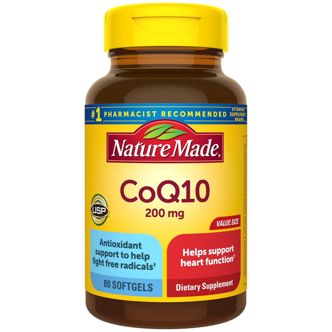 Nature Made Co Q10 200 Mg Helps Support Heart Function Softgels