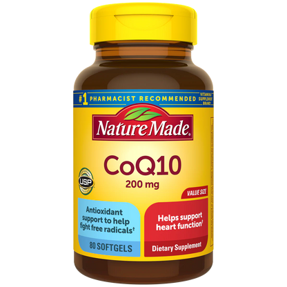 Nature Made Co Q10 200 Mg Helps Support Heart Function Softgels