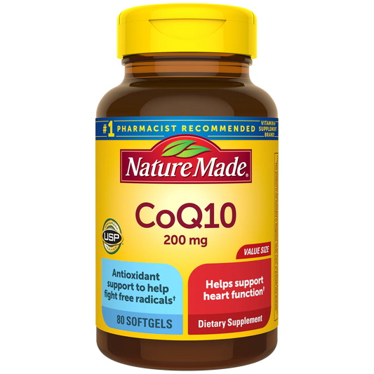 Nature Made Co Q10 200 Mg Helps Support Heart Function Softgels