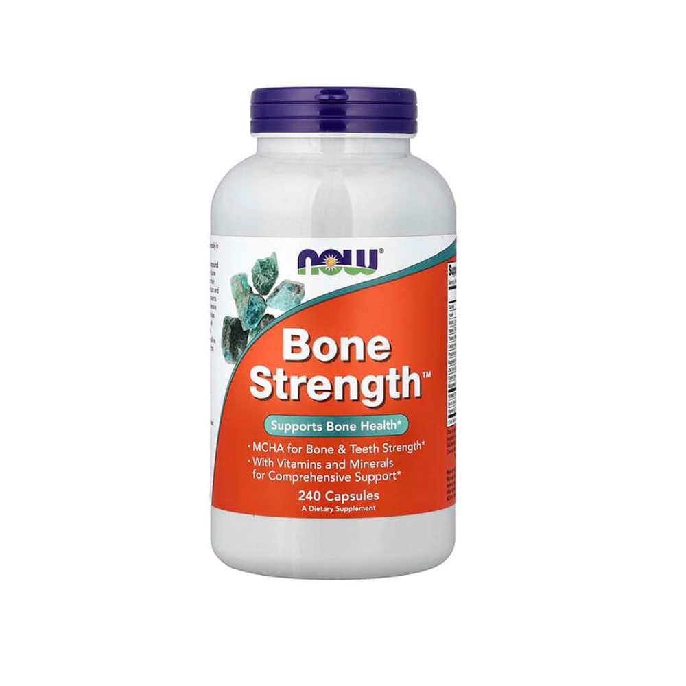 Now Foods Bone Strength Bone Health Calcium and Vitamin D Support Mineral Balance 240 Capsules