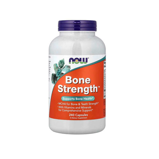 Now Foods Bone Strength Bone Health Calcium and Vitamin D Support Mineral Balance 240 Capsules