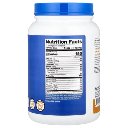 Nutricost Whey Protein Isolate 2 lbs (907g) – Chocolate Peanut Butter Flavor, Premium Protein Powder