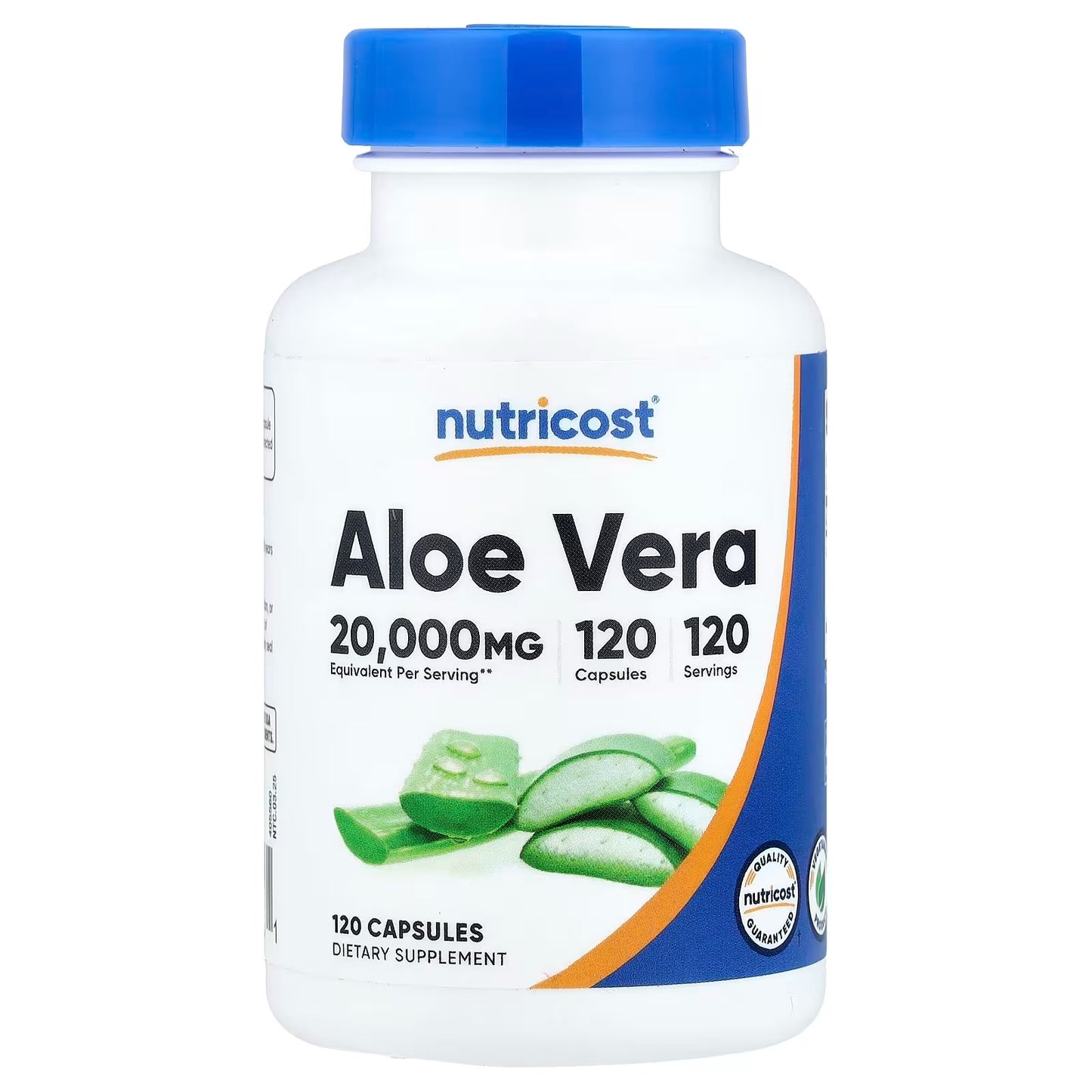 Nutricost Aloe Vera Extract – 120 Capsules, 120 Servings, Herbal Aloe Vera Supplement