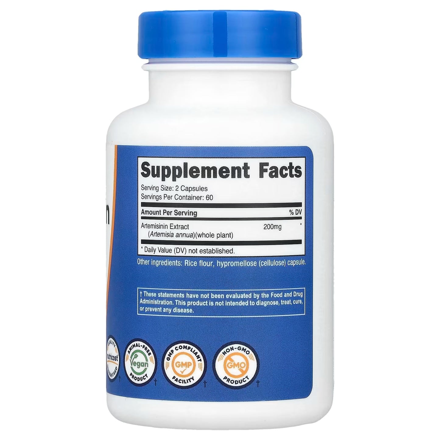 Nutricost Artemisinin 200mg – 120 Vegetarian Capsules, 60 Servings, Gluten-Free & GMO-Free
