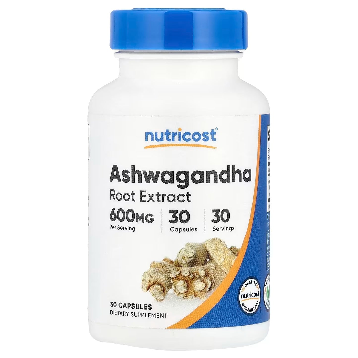 Nutricost Ashwagandha 600mg – 120 Capsules, Gluten-Free Herbal Root Extract Supplement