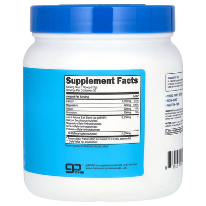 Nutricost Keto BHB Exogenous Ketones 4-in-1 – Unflavored, 30 Servings, Keto Supplement