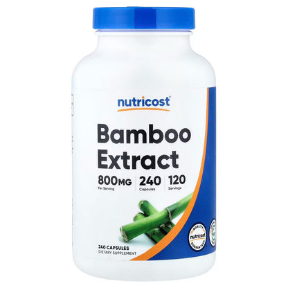 Nutricost Bamboo Extract 400mg – 240 Vegan Capsules, Gluten-Free & GMO-Free