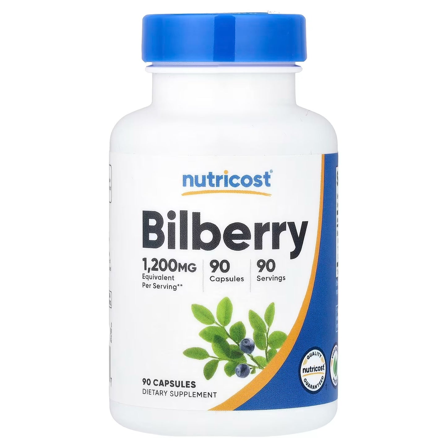 Nutricost Bilberry Extract – 90 Vegetarian Capsules, 90 Servings, Gluten-Free & GMO-Free
