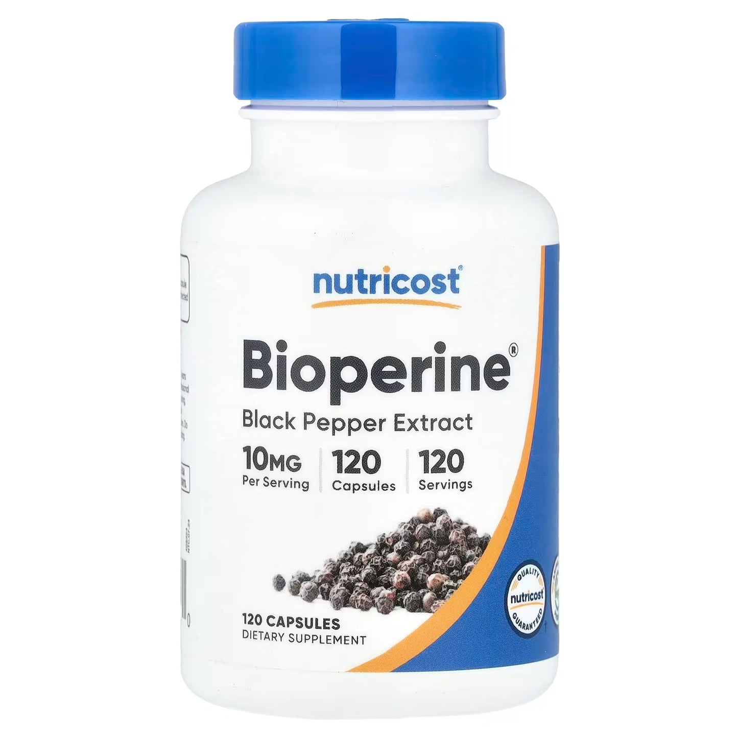 Nutricost BioPerine Black Pepper Extract 10mg – 120 Capsules, Piperine Supplement