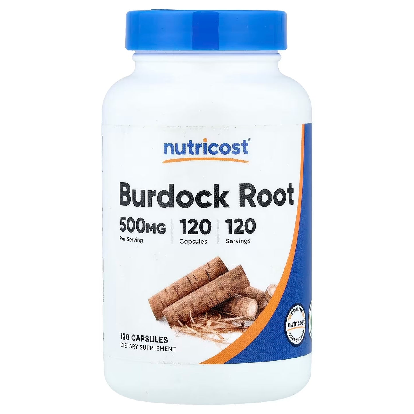 Nutricost Burdock Root 500mg – 120 Capsules, Gluten-Free & GMO-Free Herbal Supplement