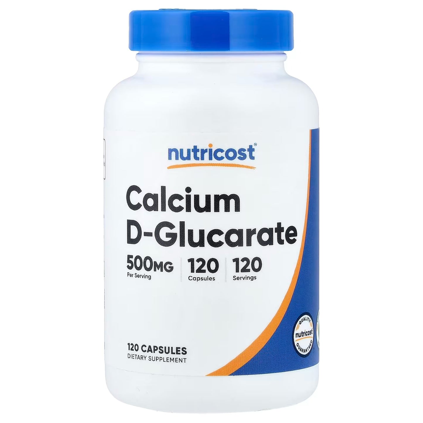 Nutricost Calcium D-Glucarate 500mg – 120 Capsules, Gluten-Free, GMO-Free & Vegetarian-Friendly