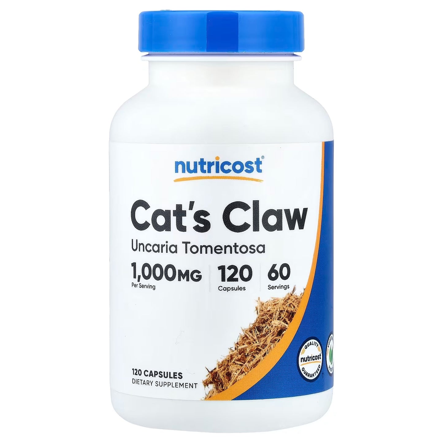 Nutricost Cat’s Claw 1000mg – 120 Capsules, 60 Servings, Gluten-Free Herbal Supplement