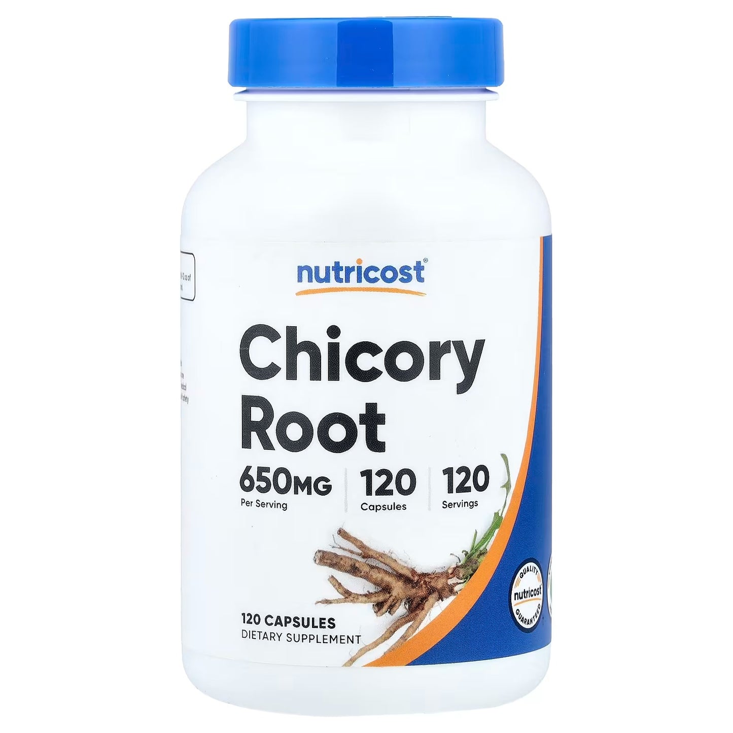 SEO-Optimized Product Title: Nutricost Chicory Root 650mg – 120 Plant-Based Capsules, Natural Herbal Fiber Supplement