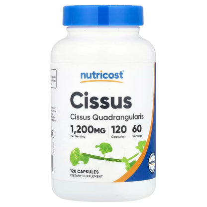 Nutricost Cissus Quadrangularis 1200mg – 120 Capsules, 60 Servings, Herbal Supplement