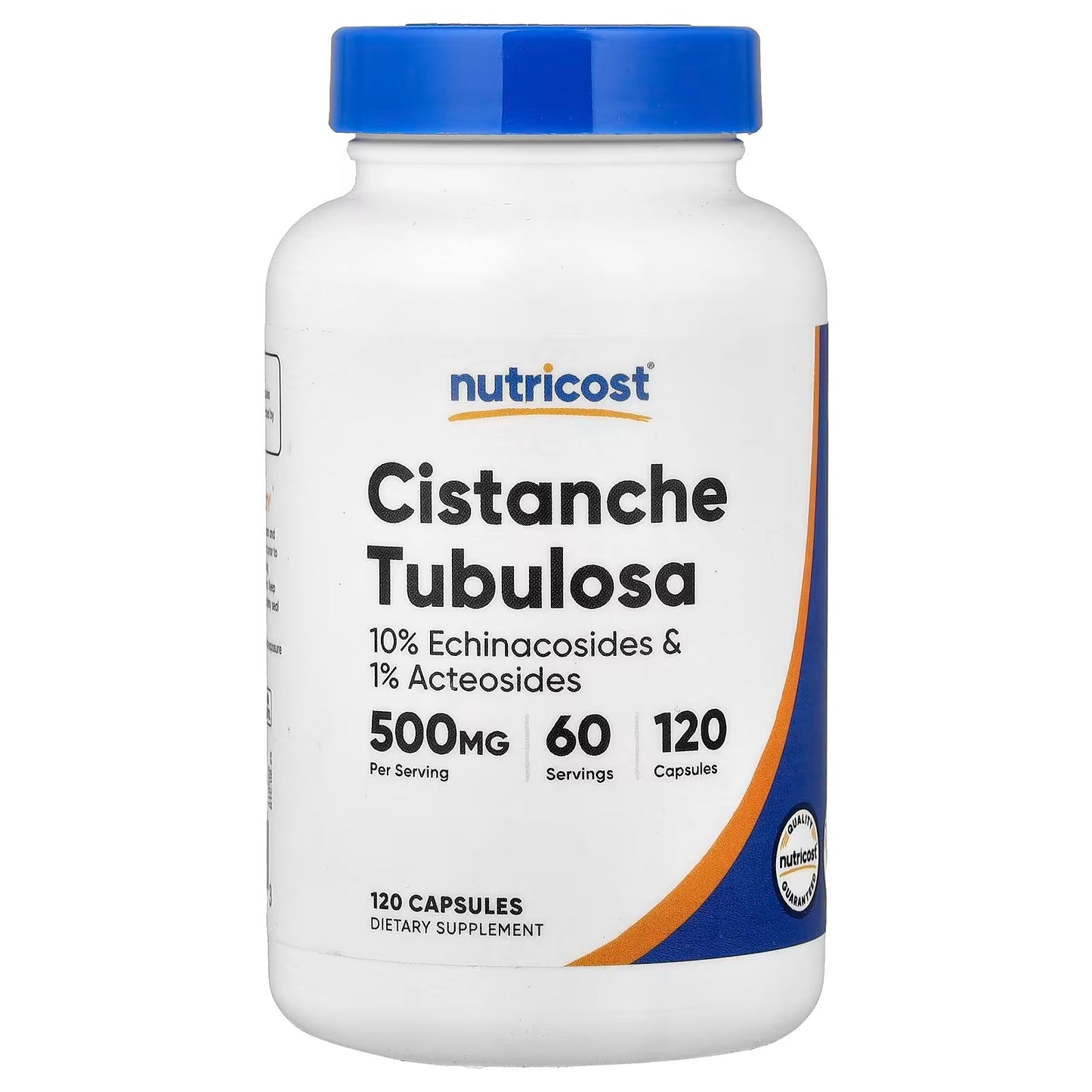 Nutricost Cistanche Tubulosa 500mg – 120 Vegan Capsules, 60 Servings, Herbal Supplement