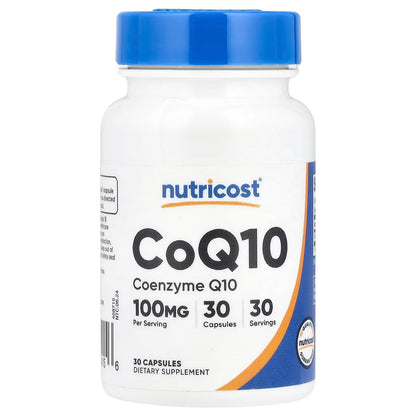Nutricost CoQ10 100mg – 120 Servings, Better Absorption Coenzyme Q10 Softgels