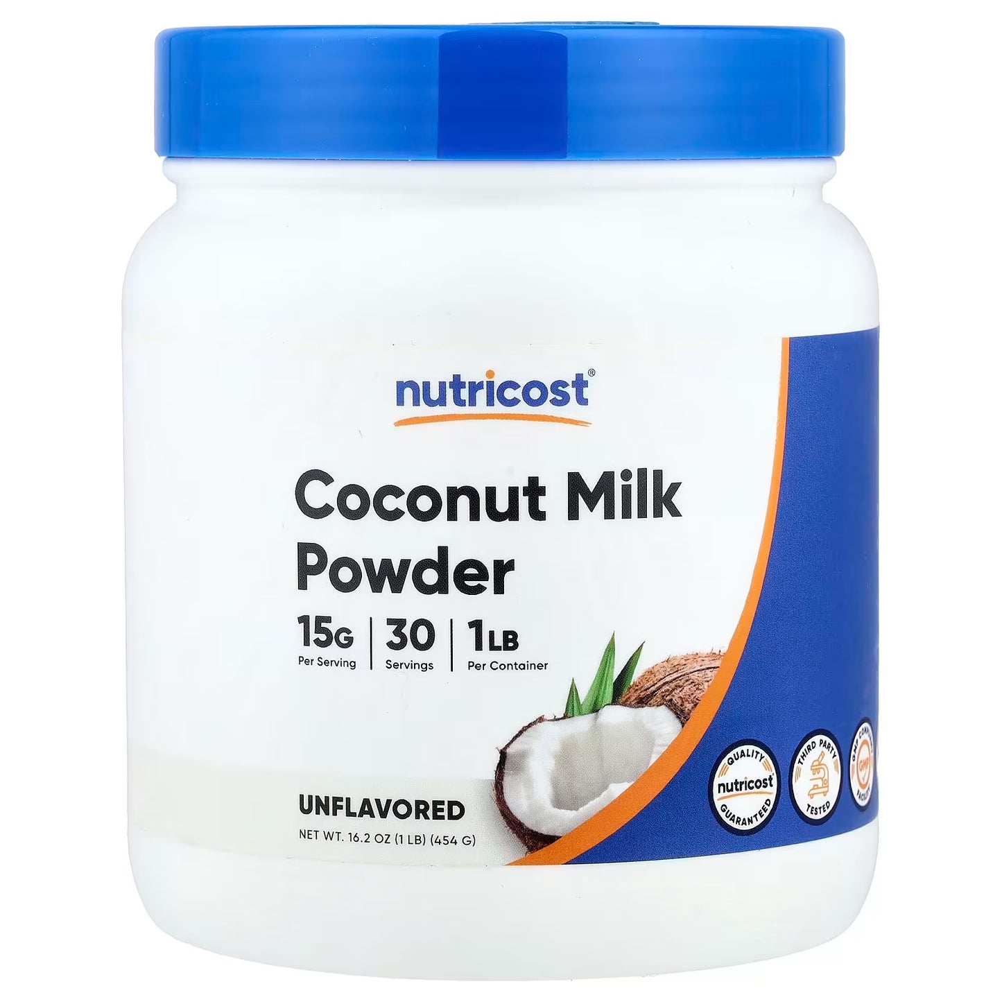 Nutricost Coconut Milk Powder 1 lb (454g) – Creamy Coconut Powder, Natural Pantry Ingredient