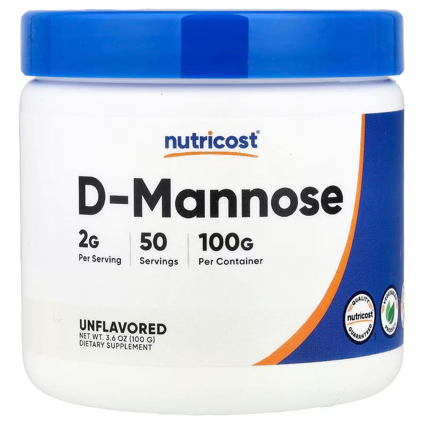 Nutricost D-Mannose with Cranberry Extract for Women – 180 Capsules, 60 Servings, Women’s Wellness Supplement