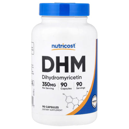 Nutricost Dihydromyricetin (DHM) 350mg – 90 Vegan Capsules, 90 Servings, GMO-Free