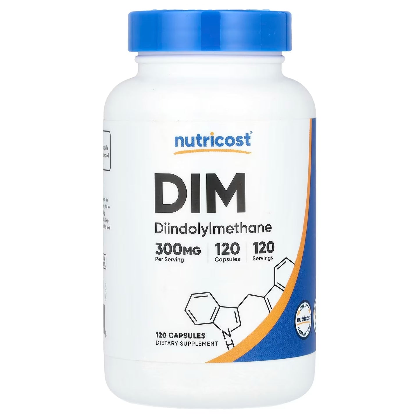 Nutricost DIM Plus BioPerine 300mg – 120 Vegetarian Capsules, 4-Month Supply, Max Strength Diindolylmethane
