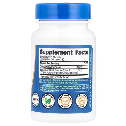 Nutricost DIM 300mg – 30 Capsules, Diindolylmethane Dietary Supplement