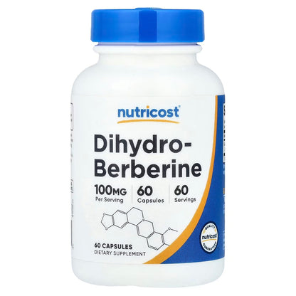 Nutricost Dihydroberberine 100mg – 60 Capsules, Highly Bioavailable Berberine Metabolite